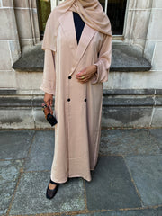 Blazer Abaya - Cream