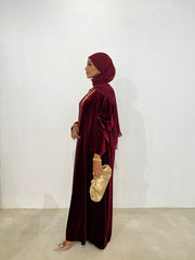 Maroon Velvet Set