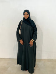 Dark Teal Essential Abaya