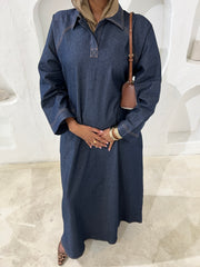 Denim Abaya